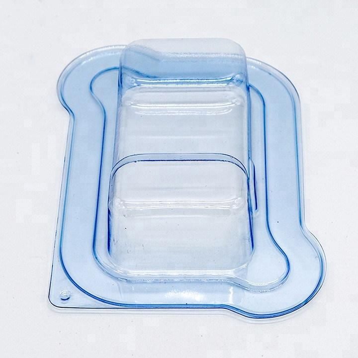 Custom Plastic blue  Clamshell blister Packaging Boxes