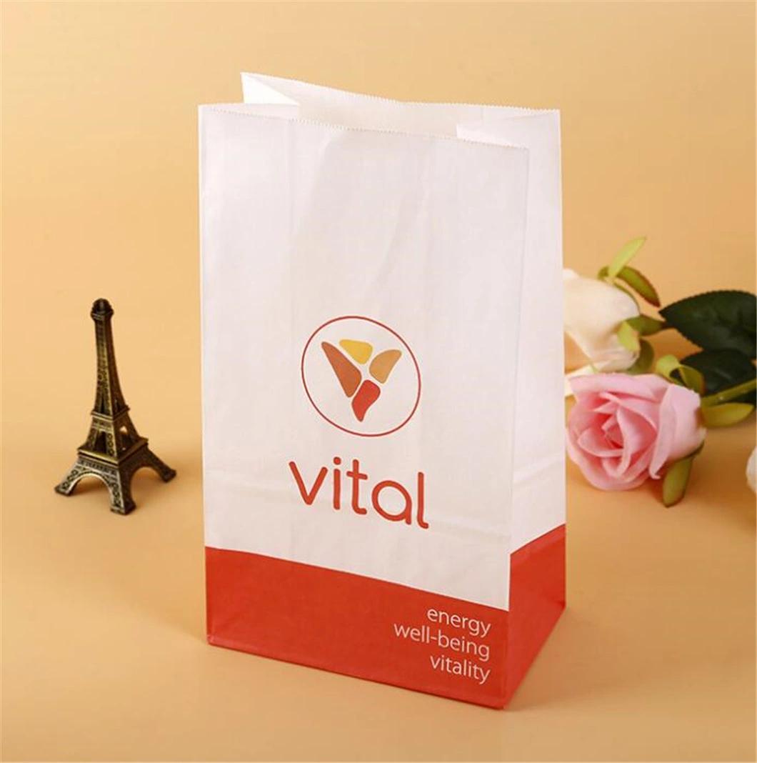 Packaging Greaseproof Kraft Paper Bags for Fried Food