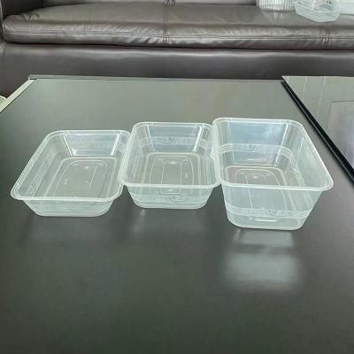 Plastic Pet Clear Food Fruit Packaging with Hinged Lid