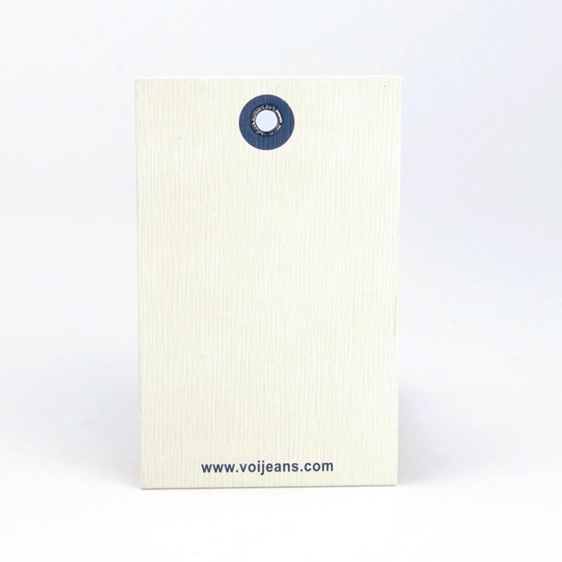 Custom 1000GSM Eyelet Kapok Special Paper Hang Tag