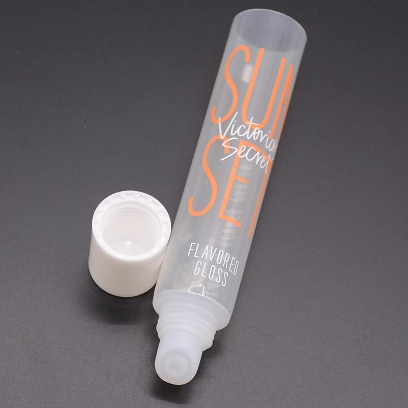 Custom Logo Printed Empty Squeeze Lip Balm Plastic Packaging