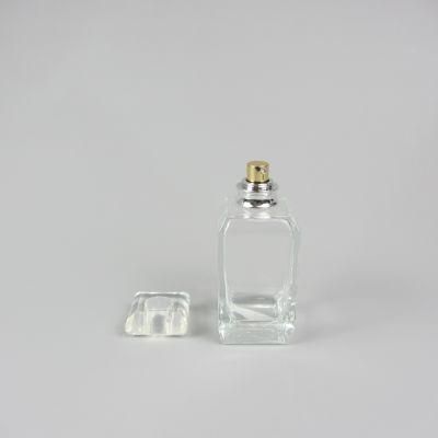 Hot Sell Perfume Glass 100ml Rectangular Square Perfume Glass Bottle