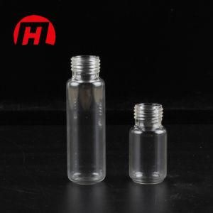 Different Sizes Empty Clear Glass Vial Tube Bottle for Liquid Pill Powder