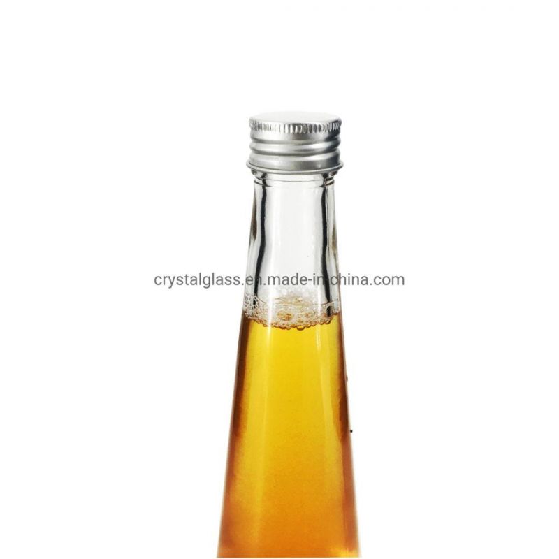 Drinking Glass Clear Water Bottles of Juice, Fruit Reusable Mineral Water Packing