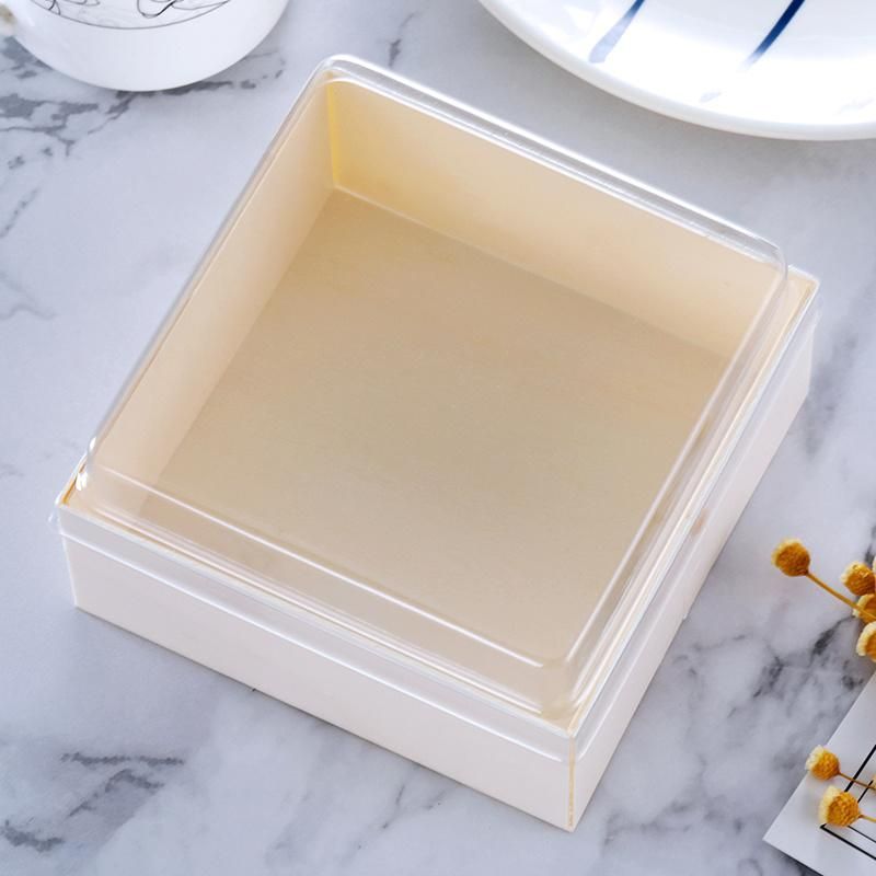 Disposable Biodegradable Eco Friendly Japanese Wooden Bento Lunch Meal Tiffin Box Takeaway Take out Food Paper Meal Transparent Plastic Container Packaging Box