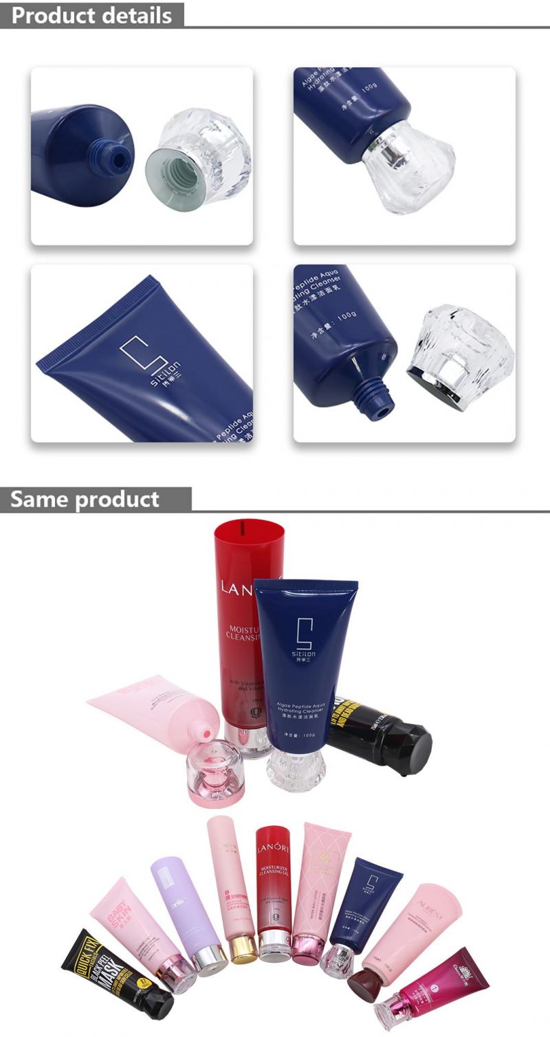 OEM/ODM Hot Sale 100g or Custom Fast Delivery Customize Squeeze Cream Tubes