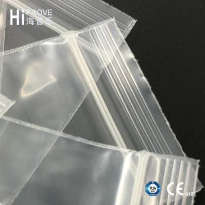 Ht-0534 Hiprove Brand PE Zip Bags with White Bar