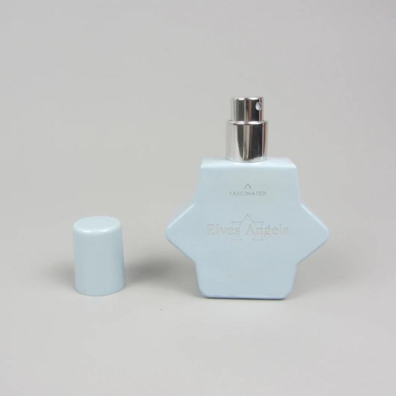 Empty 30ml Glass Perfume Spray Bottle with Sprayer Pump Cap