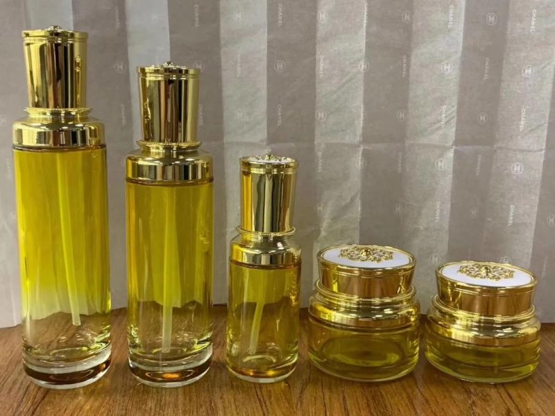 Ds016  Serum Pump Bottle Luxury Cosmetic Containers Empty Cosmetic Bottle   Set Bottle Have Stock