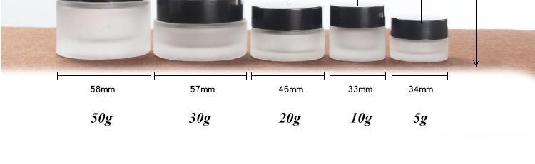 Black Color Cosmetic Botle Set for Cream Jar and Lotion Bottle