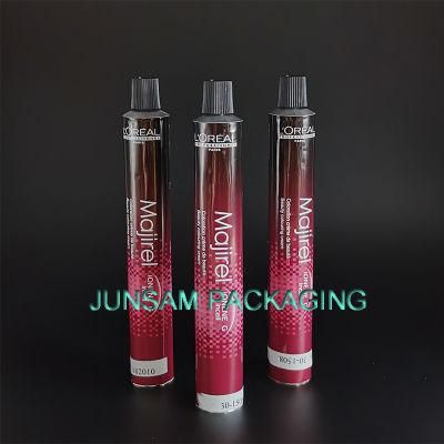 Cosmetic Packaging Container Soft Collapsible Aluminum Tube Offset Printing
