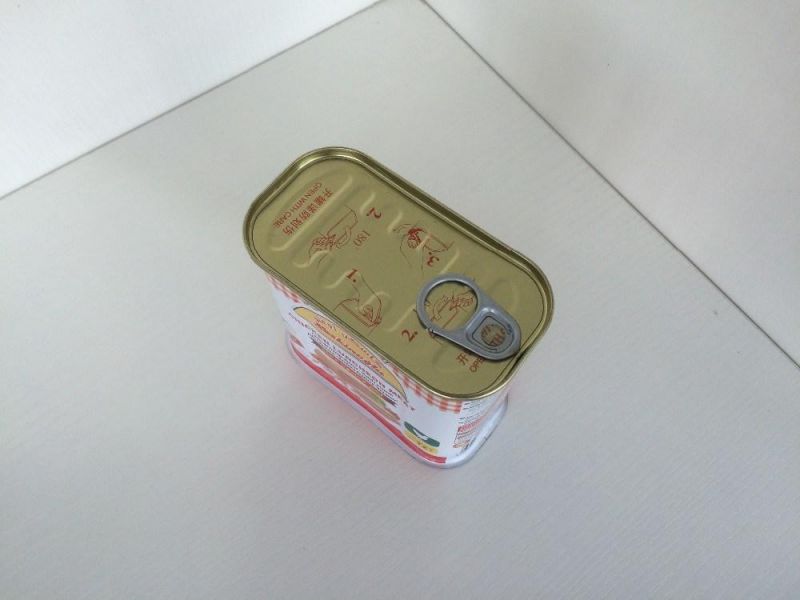 Empty Square Food Can for 340g Chicken Luncheon Meat