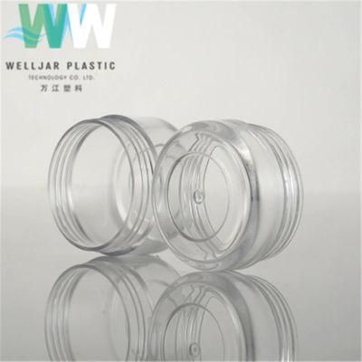 Cosmetic Jar 10g PS Plastic Cream Jar with PP Cap