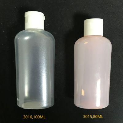 Hot Sale 50ml 60ml 100ml 120ml 200ml Oval Transparent Pet Plastic Packaging Bottles