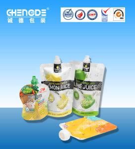 Lemon Juice 250ml Stand up Spout Pouch, Liquid Package