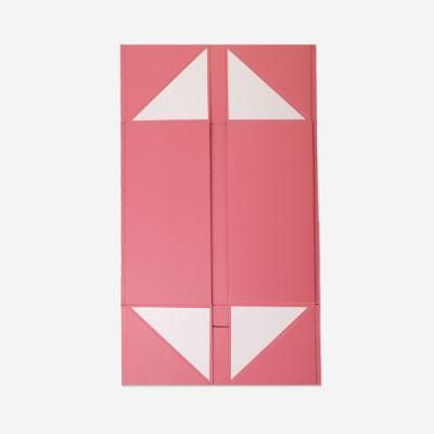 Premium Pink Gift Foldable Collapsible Packaging Boxes for Apparel/Lingerie/Underwear/Clothing/Cosmetic/Perfume