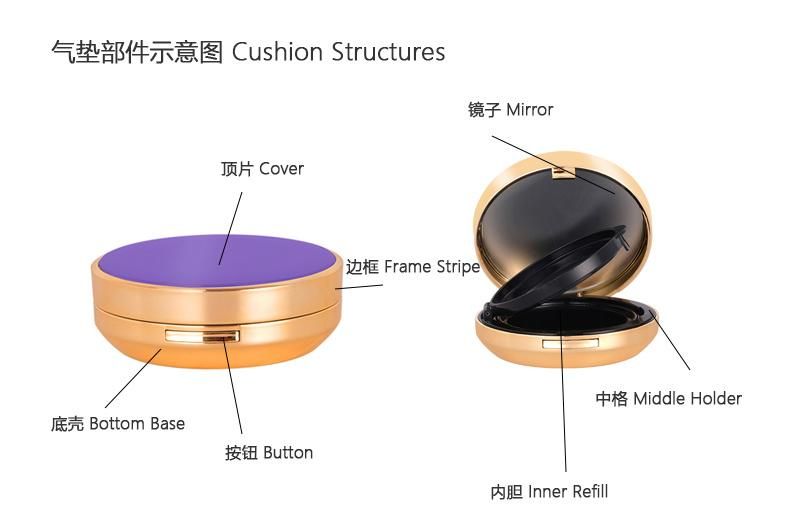 Simple Style Slim Bb Cushion Compact Case