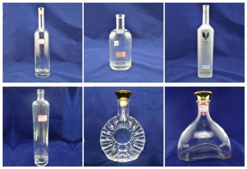 High Quality Super Flint 350ml 375ml 500ml Olive Oil Alcohol Bottles Ice Glass Bottle 750ml Glass Bottles Wholesale