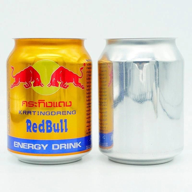 8oz Stubby 250ml Energy Drink Cans with 202 Sot Lid for Beverage Canning Line From China Producer