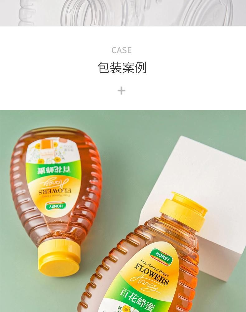 500g 360ml Plastic Honey Syrup Beverage Bottle Manufacture