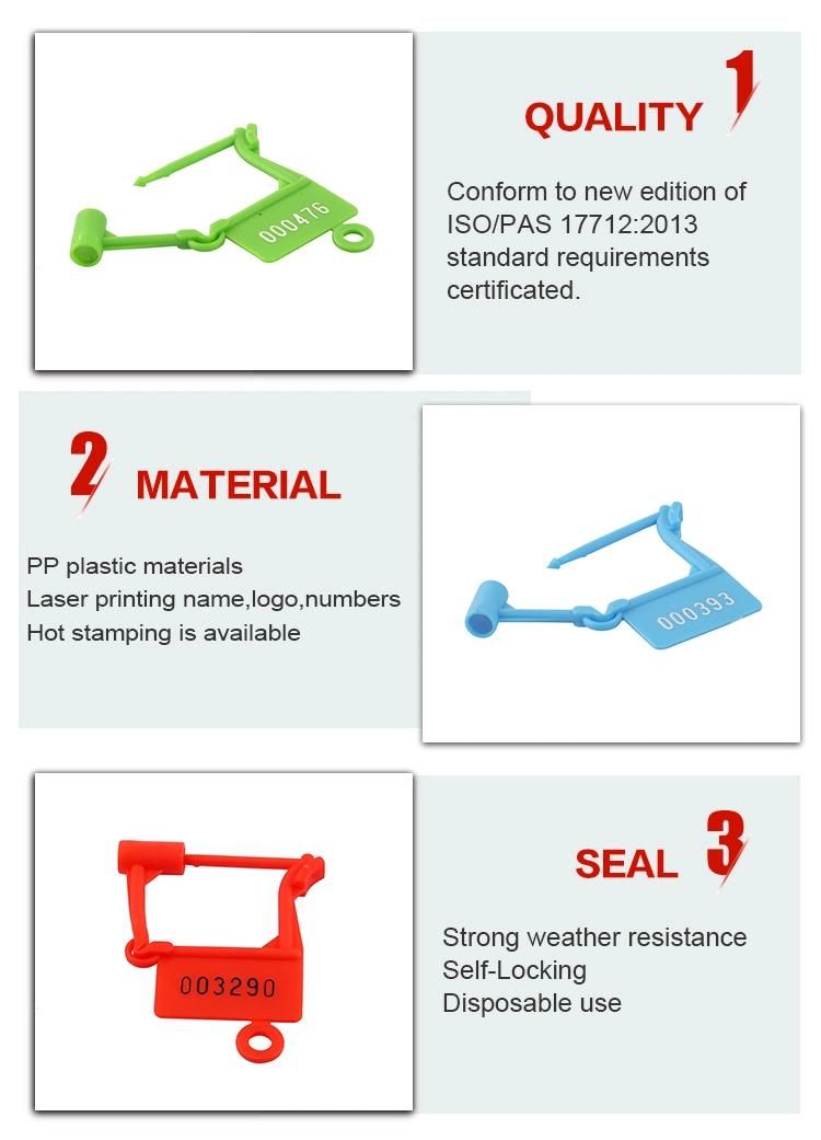 Indicative Padlock Seal Plastic Seal with Best Price