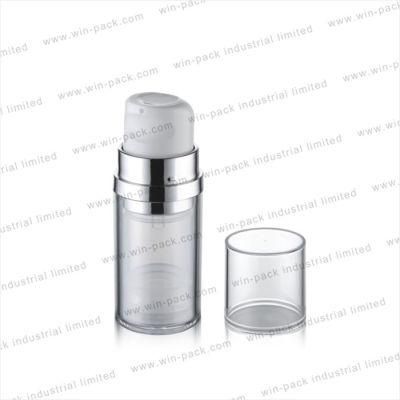 15ml 30ml 50ml 80ml White Clear Eco Friendly Airless Pump Bottle for Cosmetics