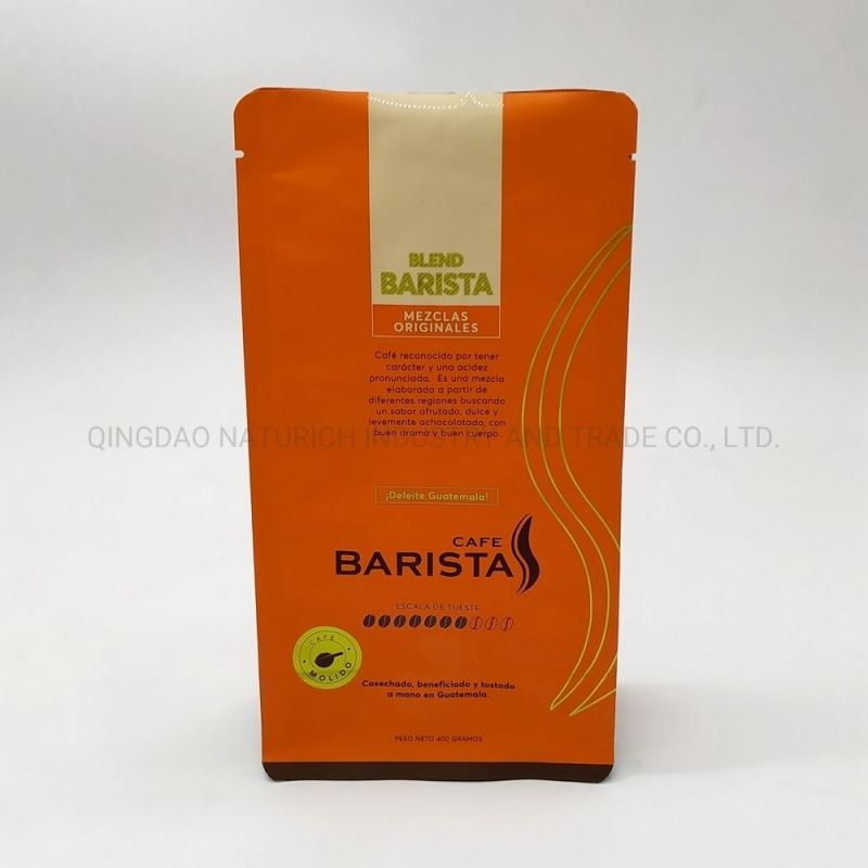 400g Blend Coffee Packing Bag with Single Exhaust Valve