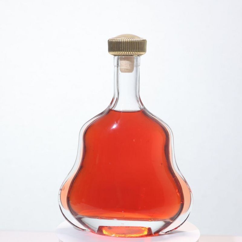 Hot Sale Custom Glass Whiskey Bottle, Brandy Bottle, Vodka Bottles