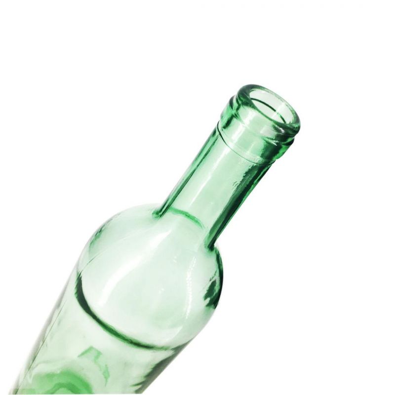 Clear and Amber Green Red Wine Bottle Empty Wine Bottle with Cork /Screw Top