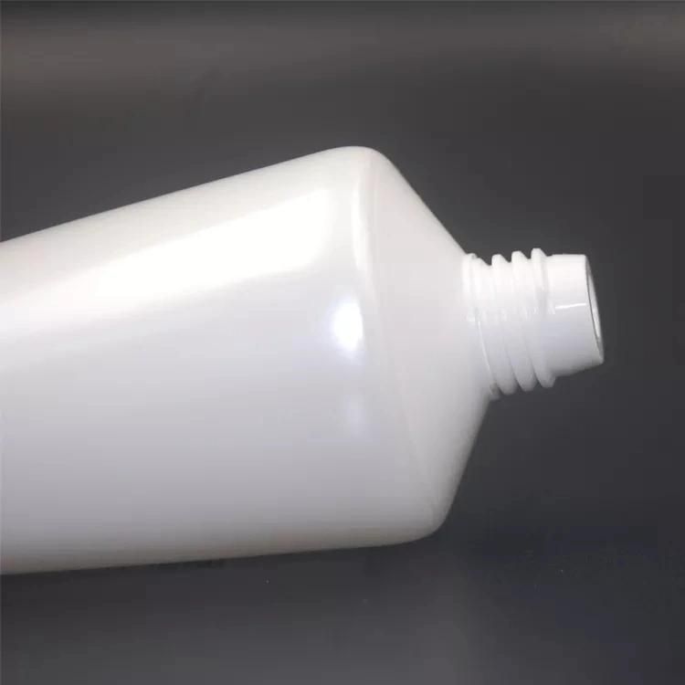 White Plastic Cosmetic 100ml Essence Tube Packaging with Gold Lid