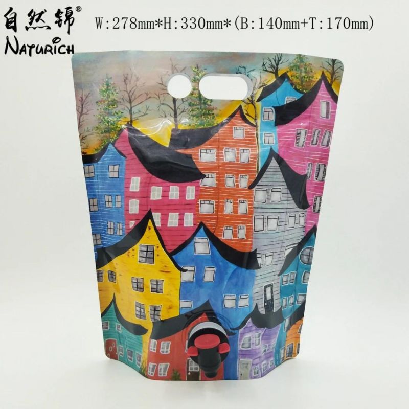 Digital Printing Pet / Nylon / Milky PE Bag/ Juice Bag/Jam Bag/Spout Bag/ Bib Bag Dispenser Pouch