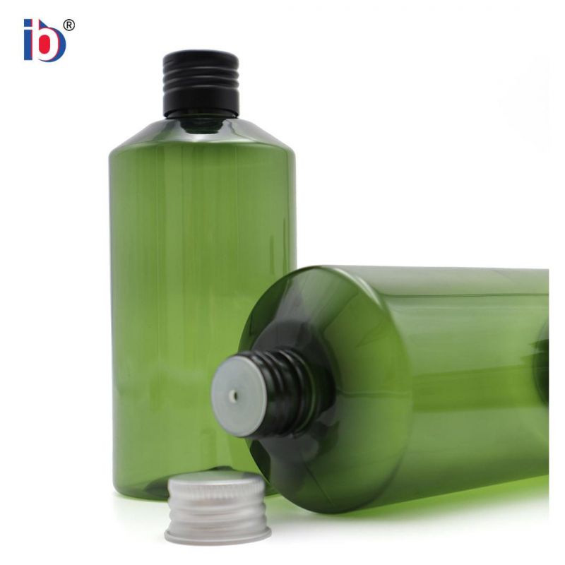 Wholesale Green Transparent Shower Gel Shampoo Split Bottling Crown Cap Plastic Bottle