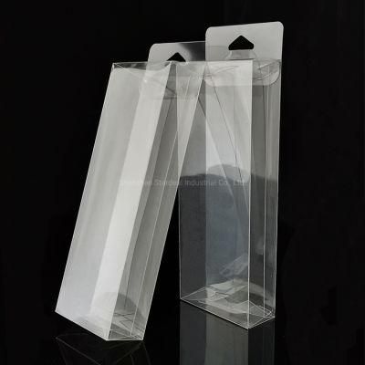 Small Transparent Pet PVC PP Food Cupcake Plastic Boxes with Ribbon