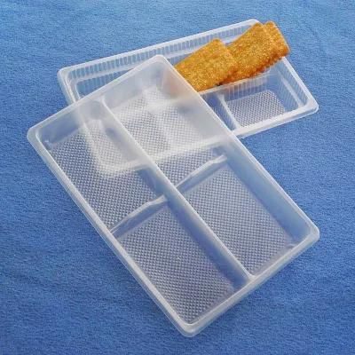 wholesale customize PET /PP biscuit or snack container