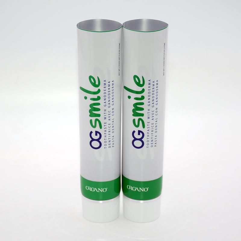 BPA Free Cosmetic Plastic Organic Whitening Teeth Toothpaste Cream Tube