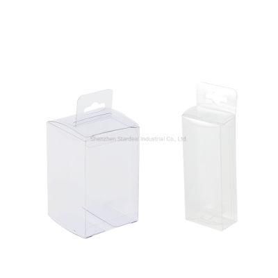 Gift Packaging Folding Clear Pet PVC PP Transparent Plastic Box