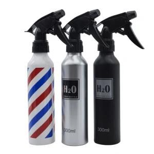 300ml Blue Spray Bottle High Grade Aluminum Water Bottle Trigger Hairdressing Tool for Hair Salons/Garden Spray Bottle