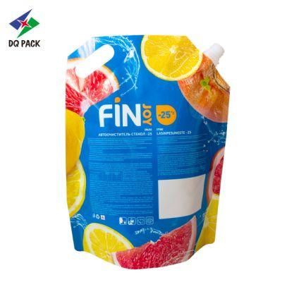 Refillable Squeeze Doypack Nylon Packaging Bags Spout Liquid Fruit Yogurt Packaging Bag Stand Spout Pouch