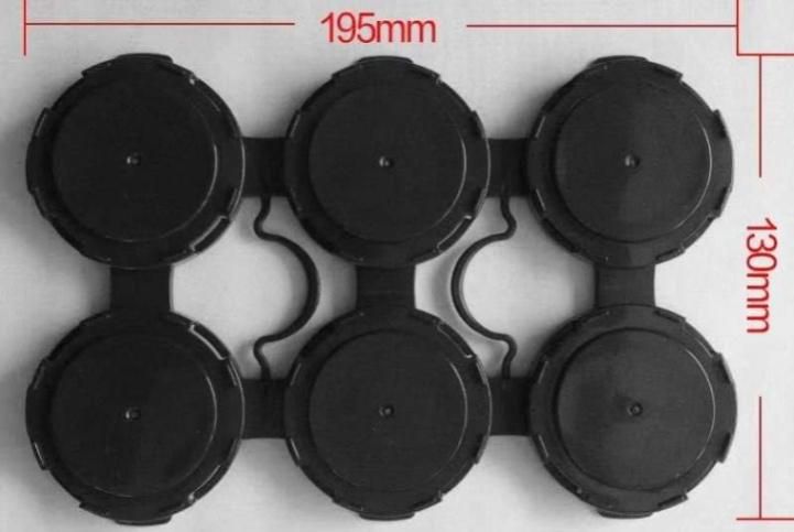 Beer Can 6 Pack Plastic Handle / Rings / Carrier