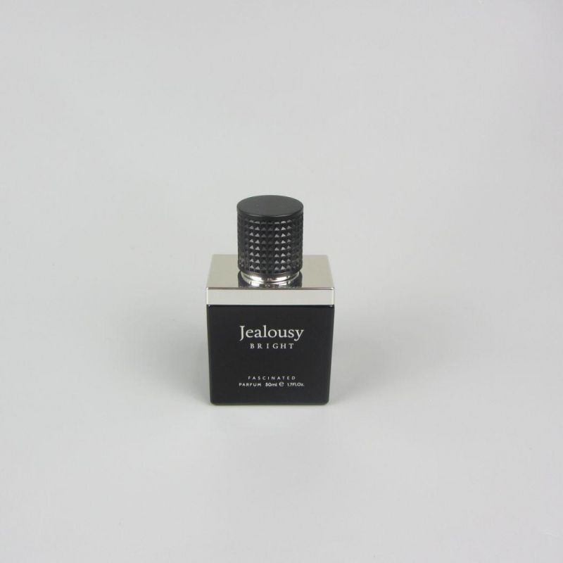 Square Unique 50ml Empty Perfume Bottles Glass Bottle