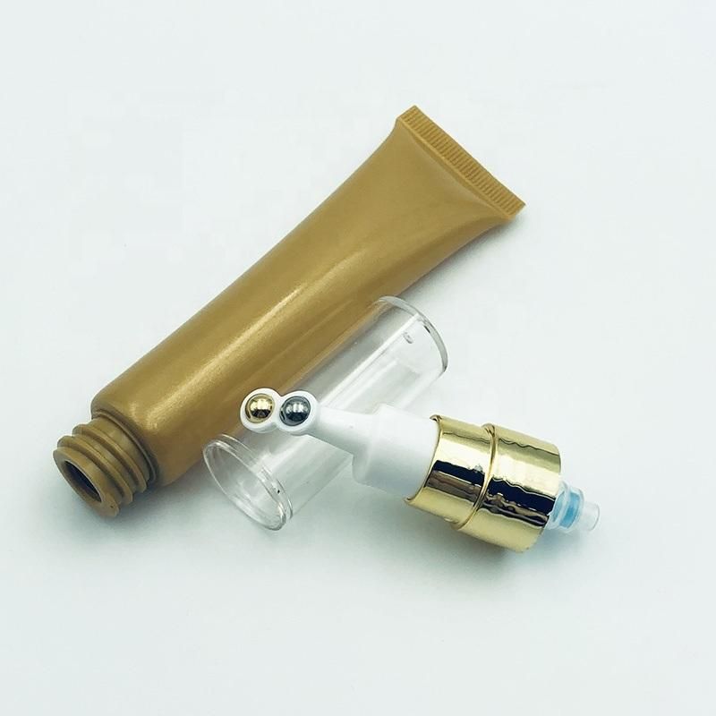 Cosmetic Tubes with Removable 2 Stainless Steel Roller Ball Applicator