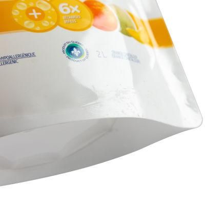 New Product Standing Washing Powder Packaging Bag Liquid Laundry Detergent Spout Pouch