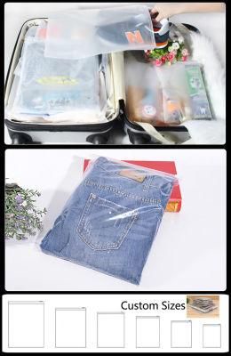Transparent LDPE Plastic Bag for Garment Packing Poly Bag for Shirts