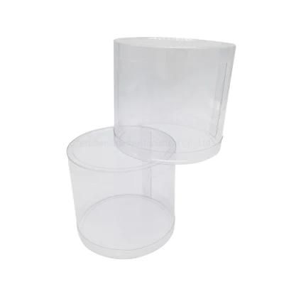 Custom Gift Transparent Cylinder PVC Box