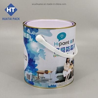Gallon Metal Tin Can with Plastic Handle