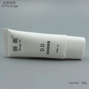 35g Empty PE Flat Shape Cosmetic Plastic Tube for Bb Cream