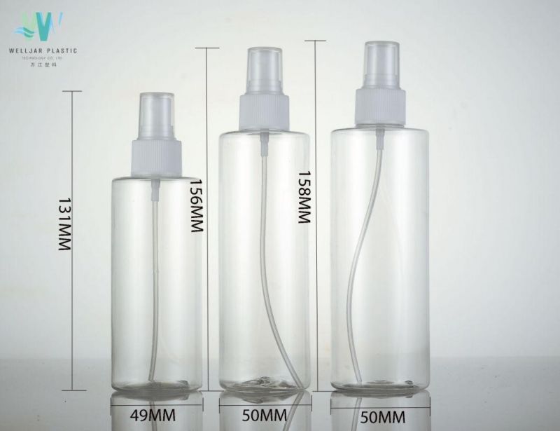 250ml Pet Empty Round Sprayer Bottle