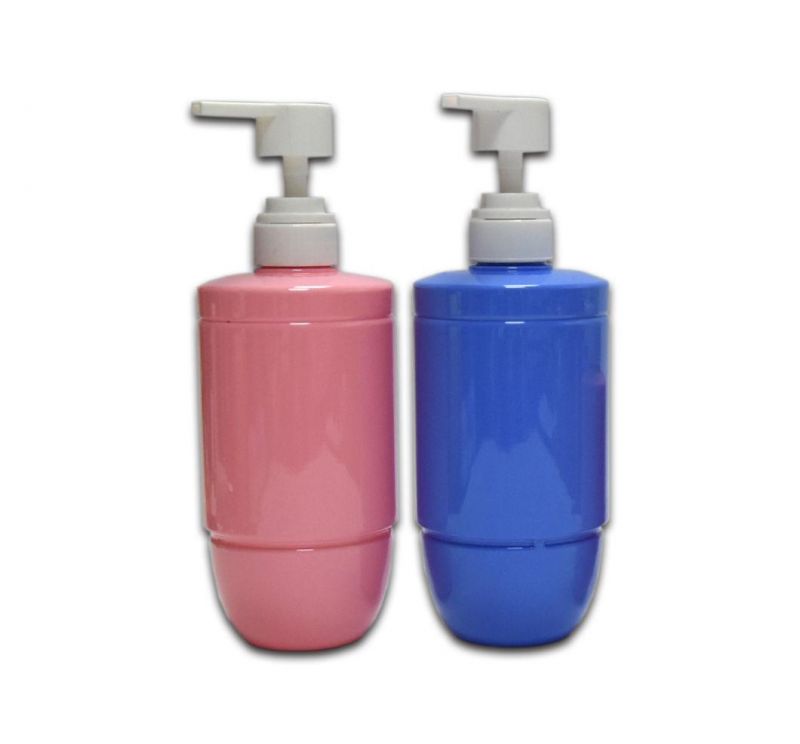 Blue 800ml Shampoo Bottle Hair Conditioner Hair Shampoo Packaging Bottle Cosmetic Packaging Container Recycle Plastic Packaging