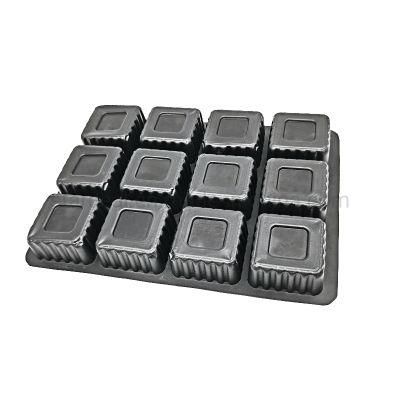 Thermoformed Black Pet Plastic Candy Blister Chocolate Insert Tray