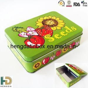 Rectangular Tin Box with Colorful Printing as Promotion Gift